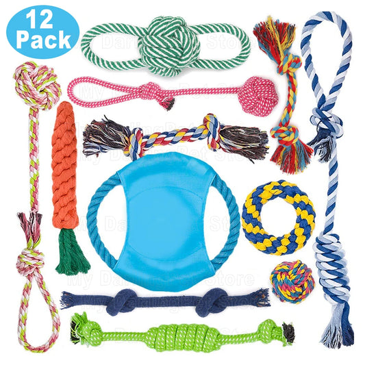 12 PCS Large Dog Toys