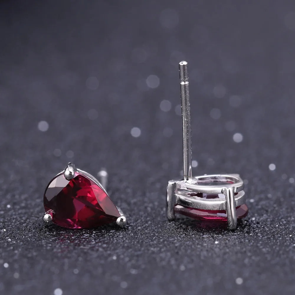 Blue Topaz Stud Earrings