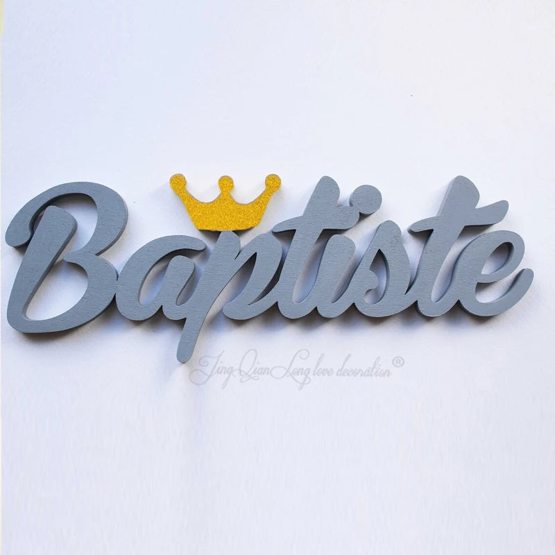 Custom Name Sign with Crown