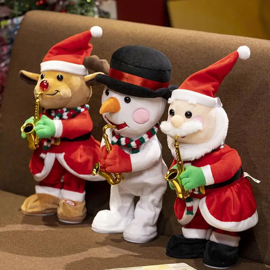 Dancing Christmas Figurines