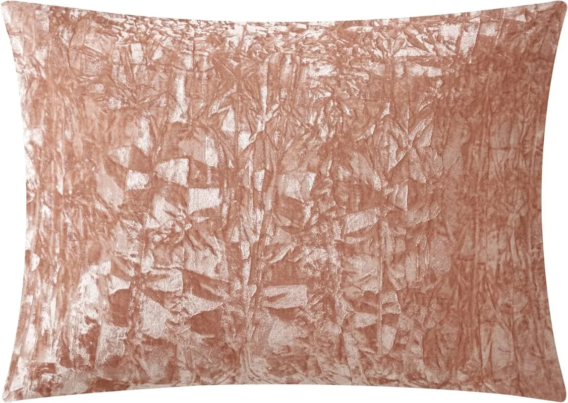 5 PCS Crushed Velvet Comforter Set