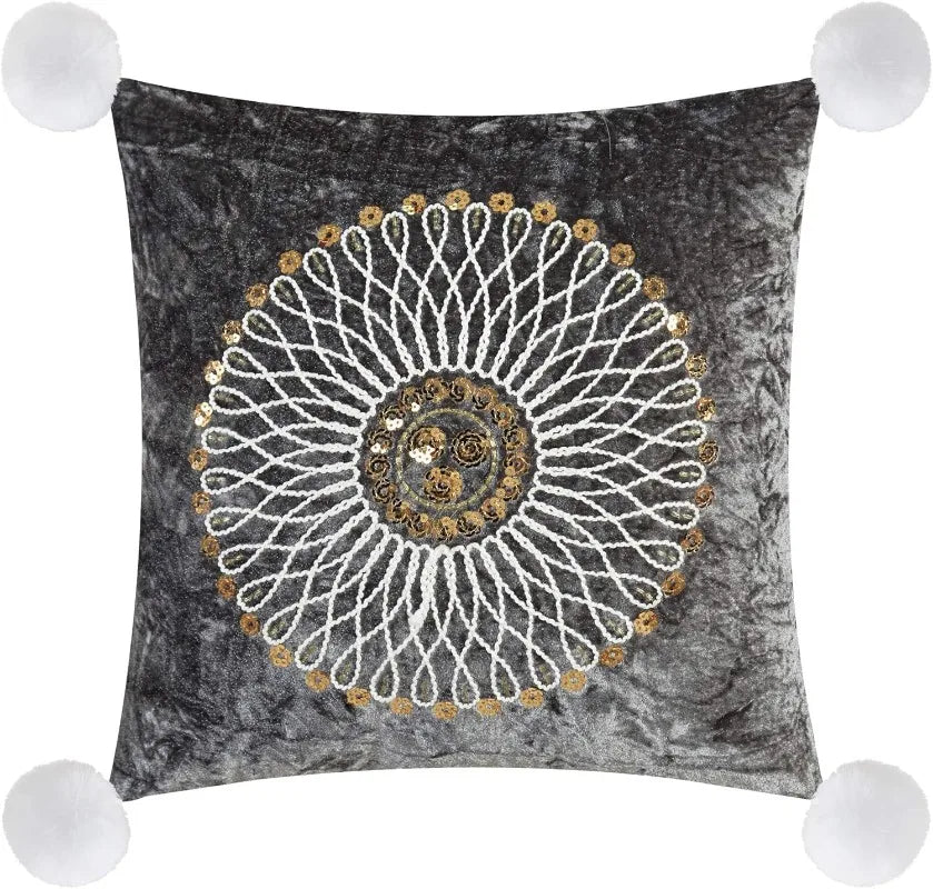 5 PCS Crushed Velvet Comforter Set