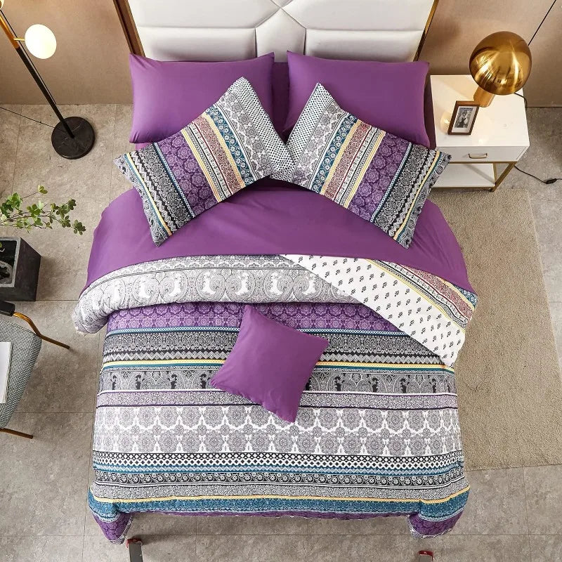 Bohemian Striped Bed in a Bag Set