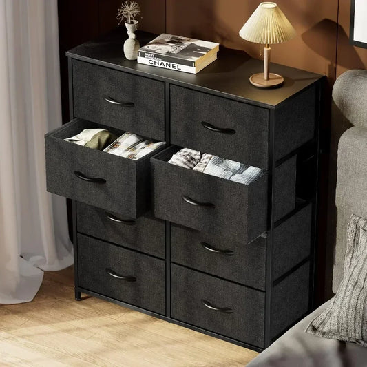 8 Drawer Fabric Dresser