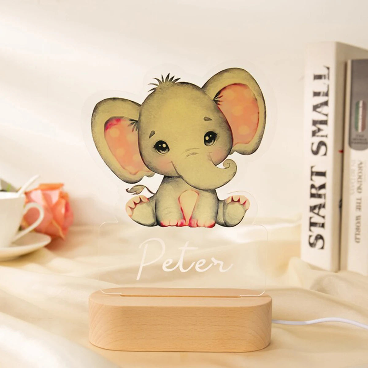 Personalized Animal Night Light