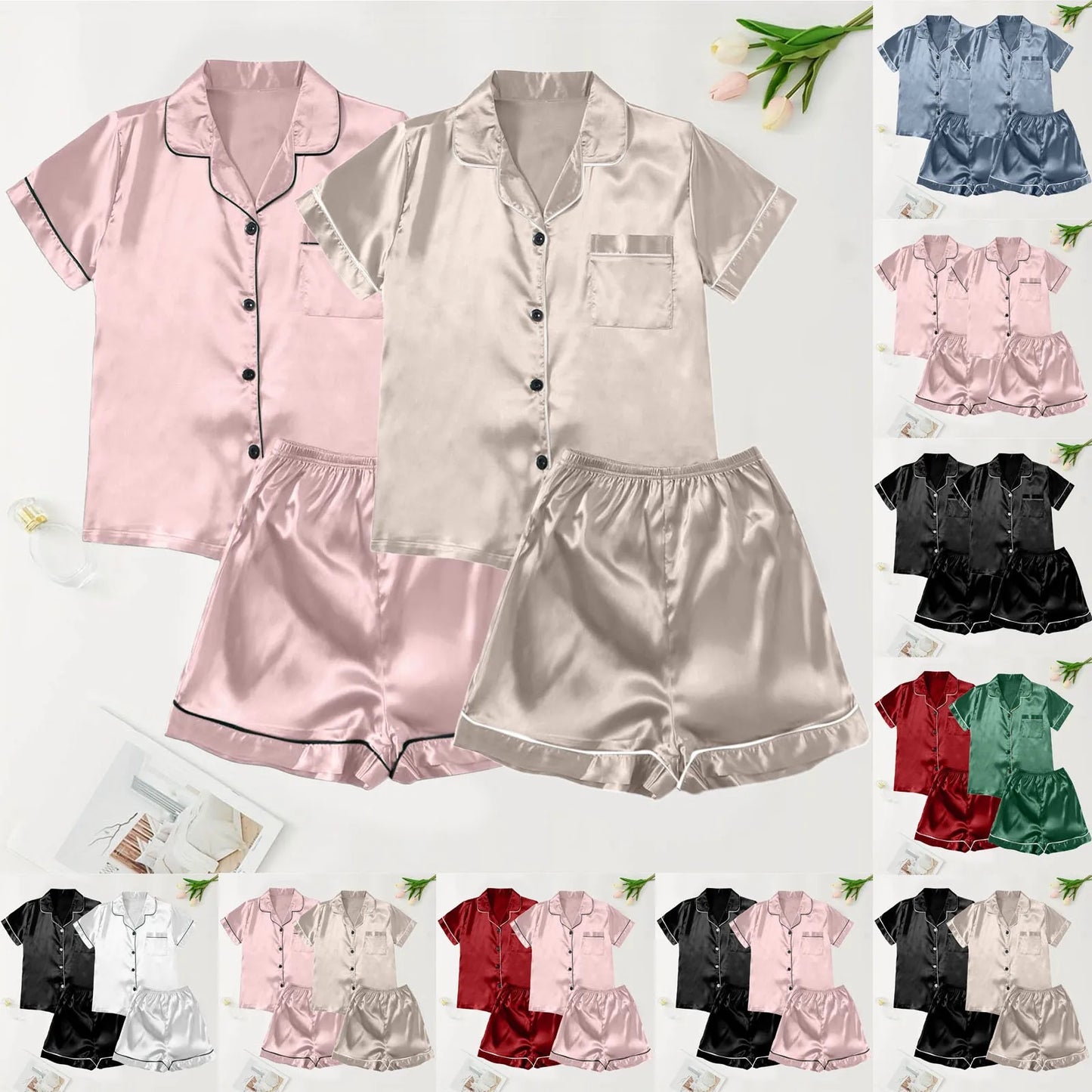 4 PC Women's Pajama Set