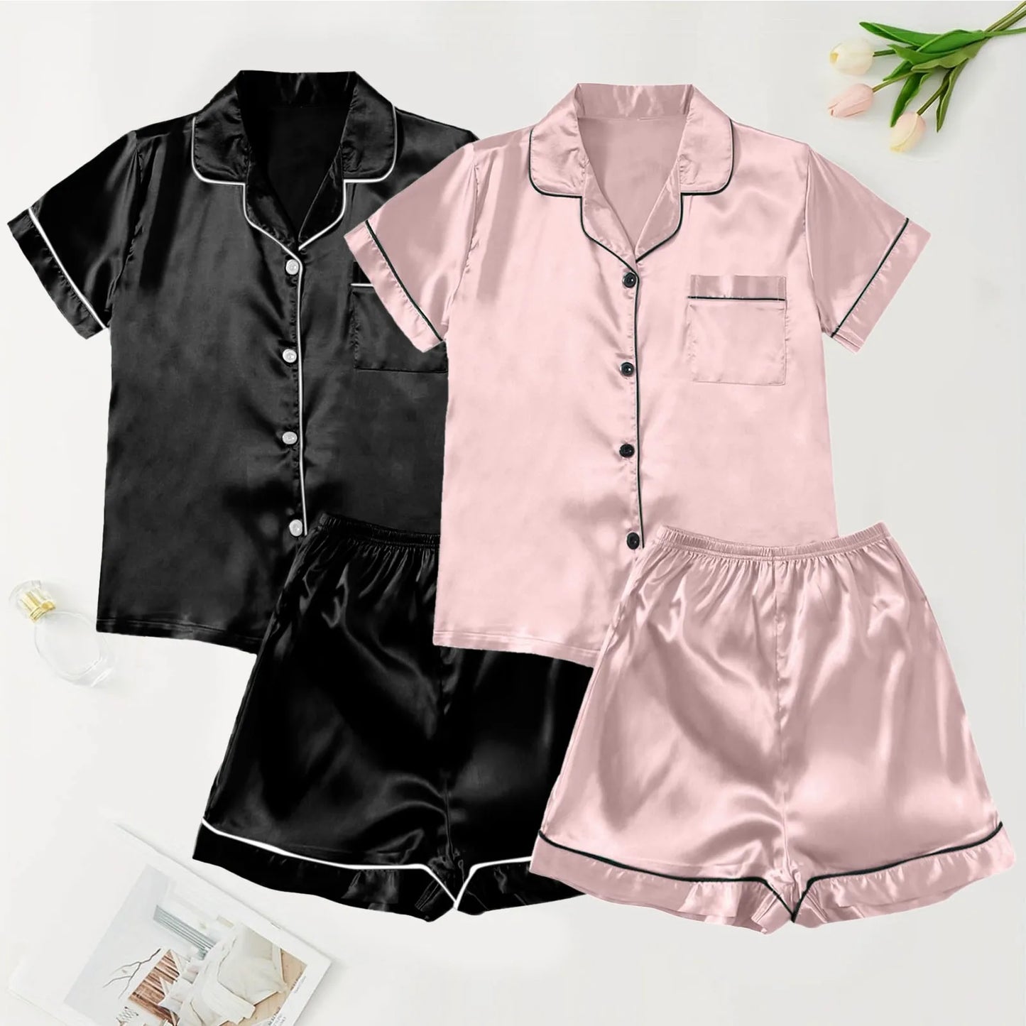 4 PC Women's Pajama Set