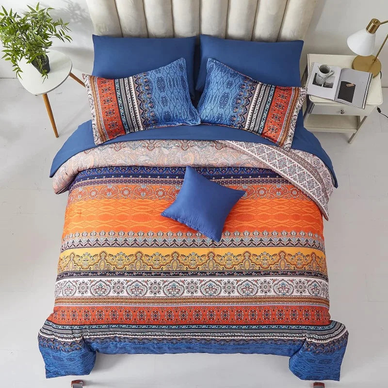 Bohemian Striped Bed in a Bag Set