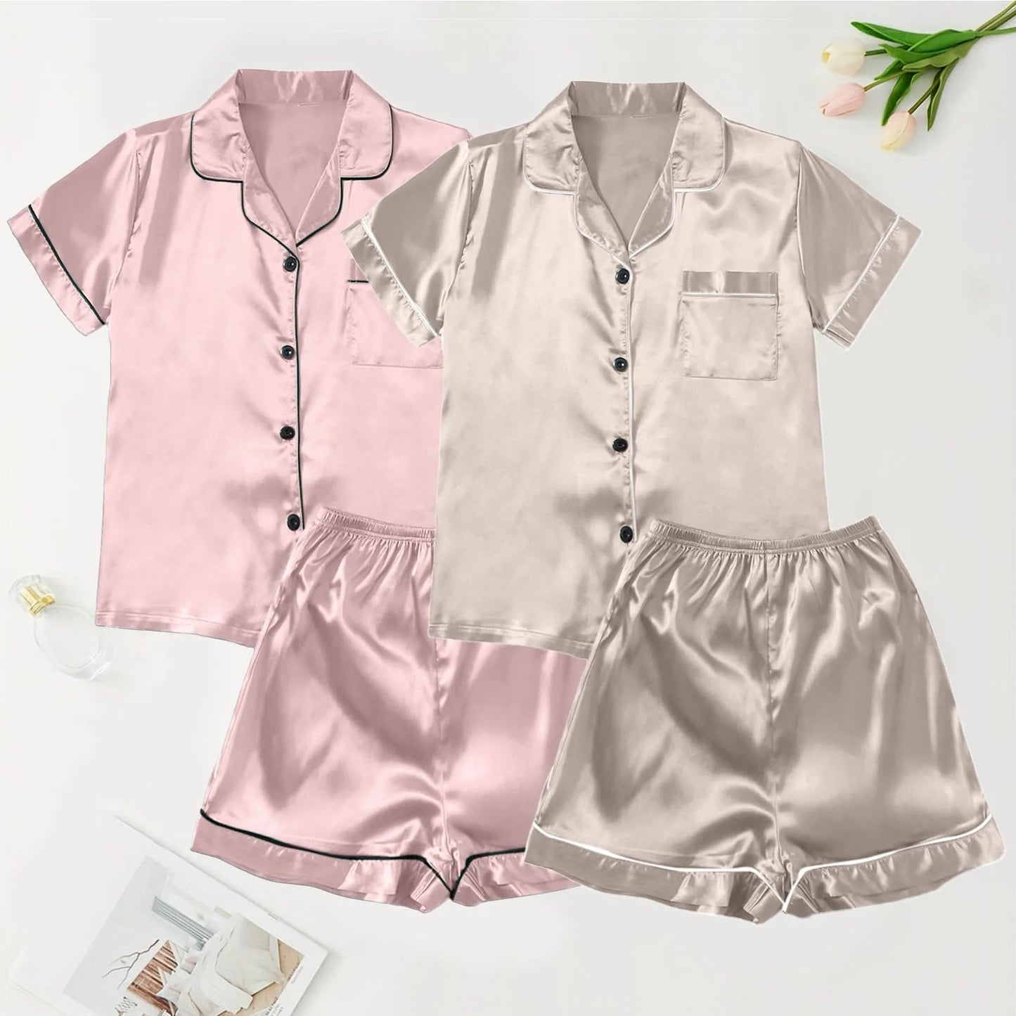 4 PC Women's Pajama Set