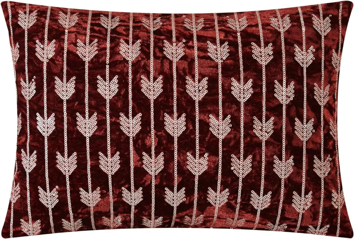 5 PCS Crushed Velvet Comforter Set