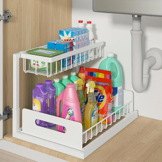 Under Sink Cabinet Organizer
