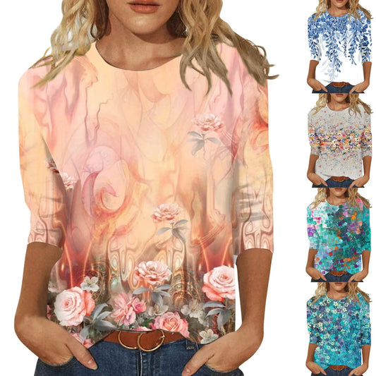Women's Printed Casual T-shirt
