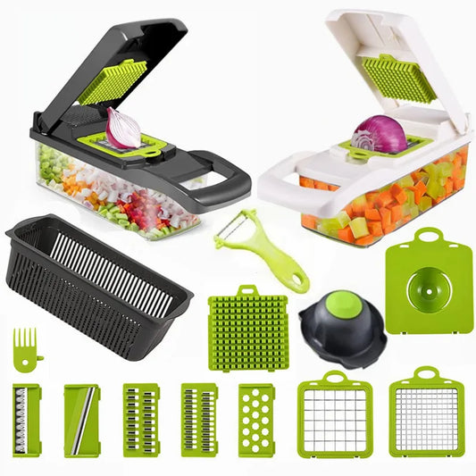 14 Pc Fruit & Vegetable Slicer