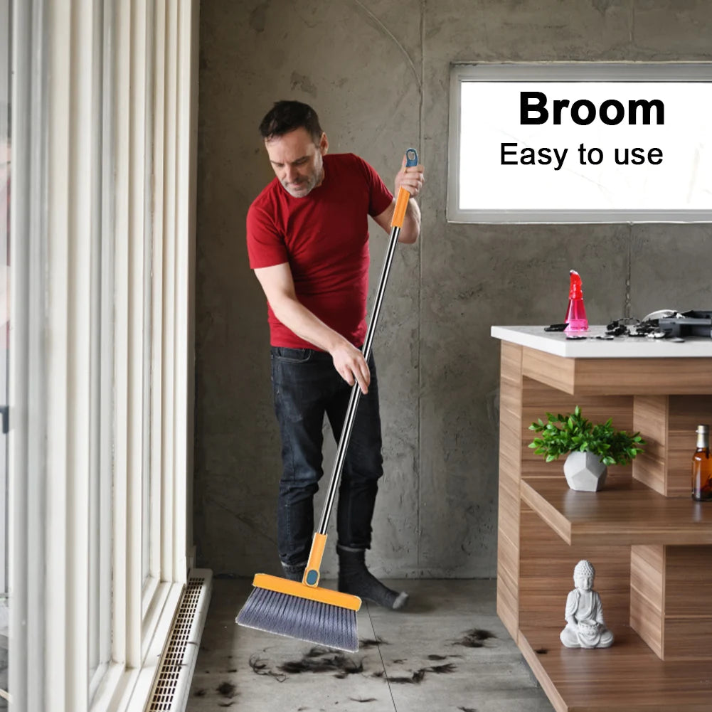Folding Dustpan & Broom Set