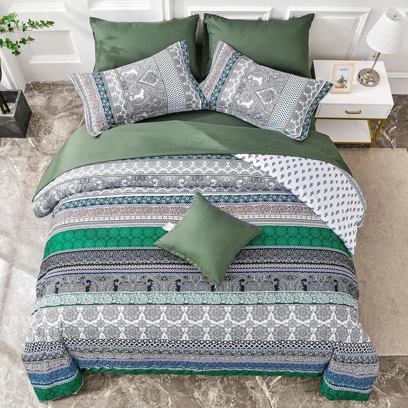 Bohemian Striped Bed in a Bag Set