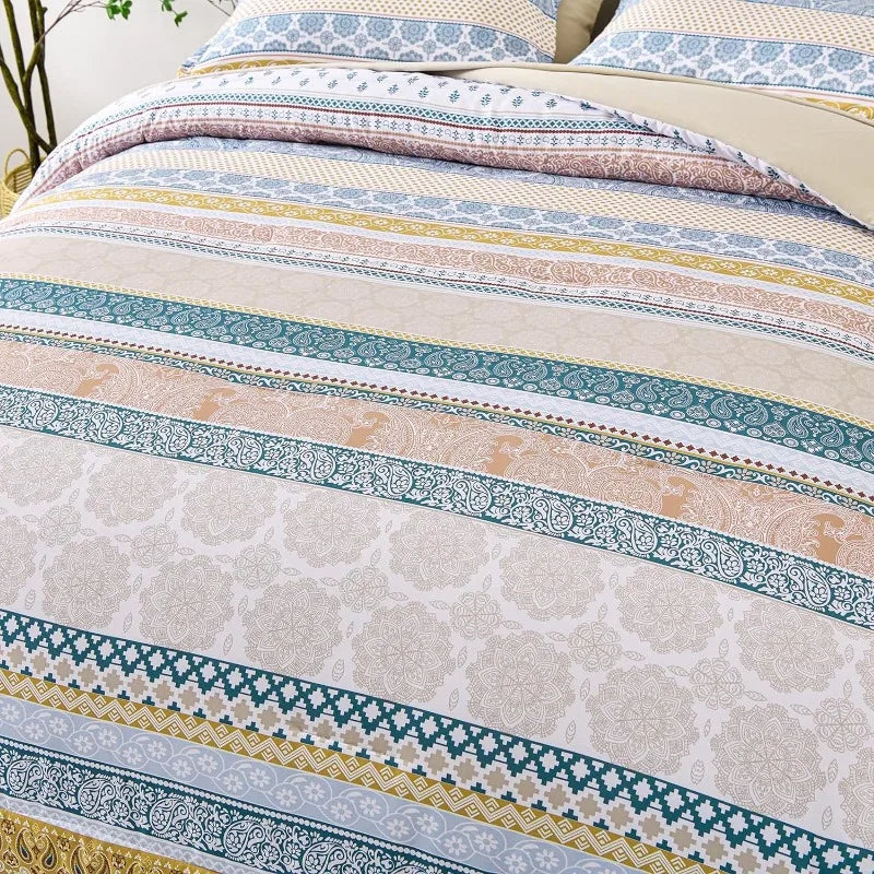 Bohemian Striped Bed in a Bag Set
