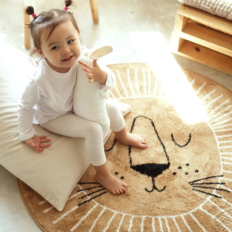 Nordic Style Plush Floor Mat