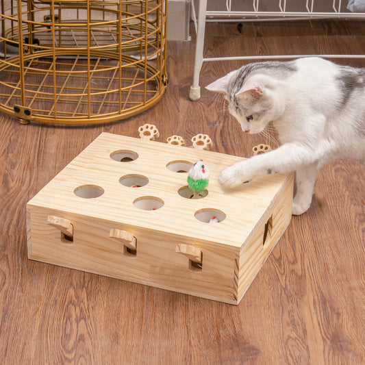 Whack-a-Mouse Interactive Cat Toy