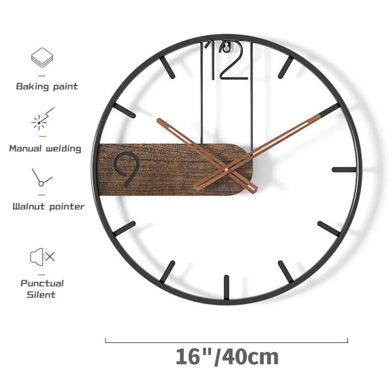Iron Wall Clock