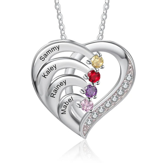 Mother's Heart Necklace