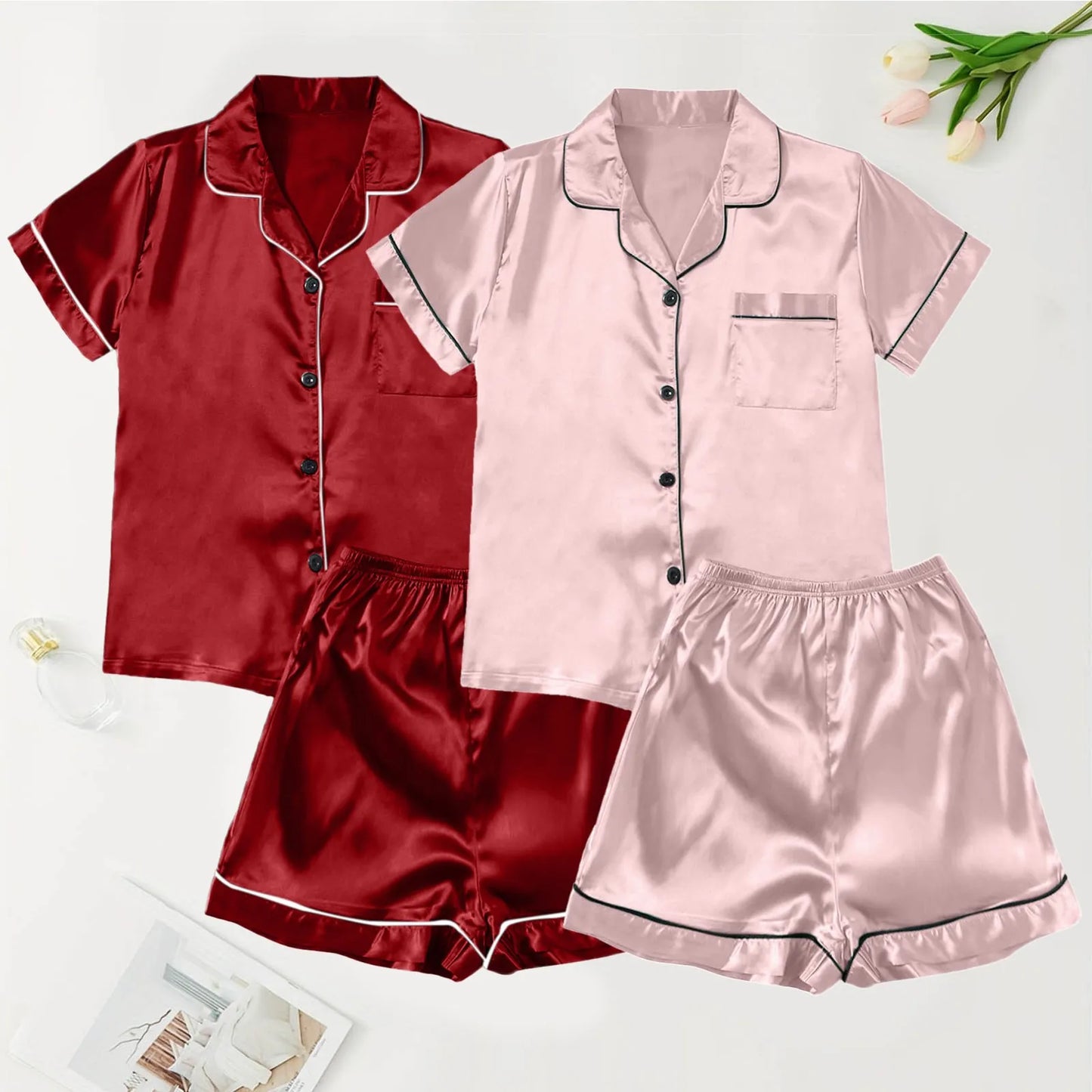 4 PC Women's Pajama Set